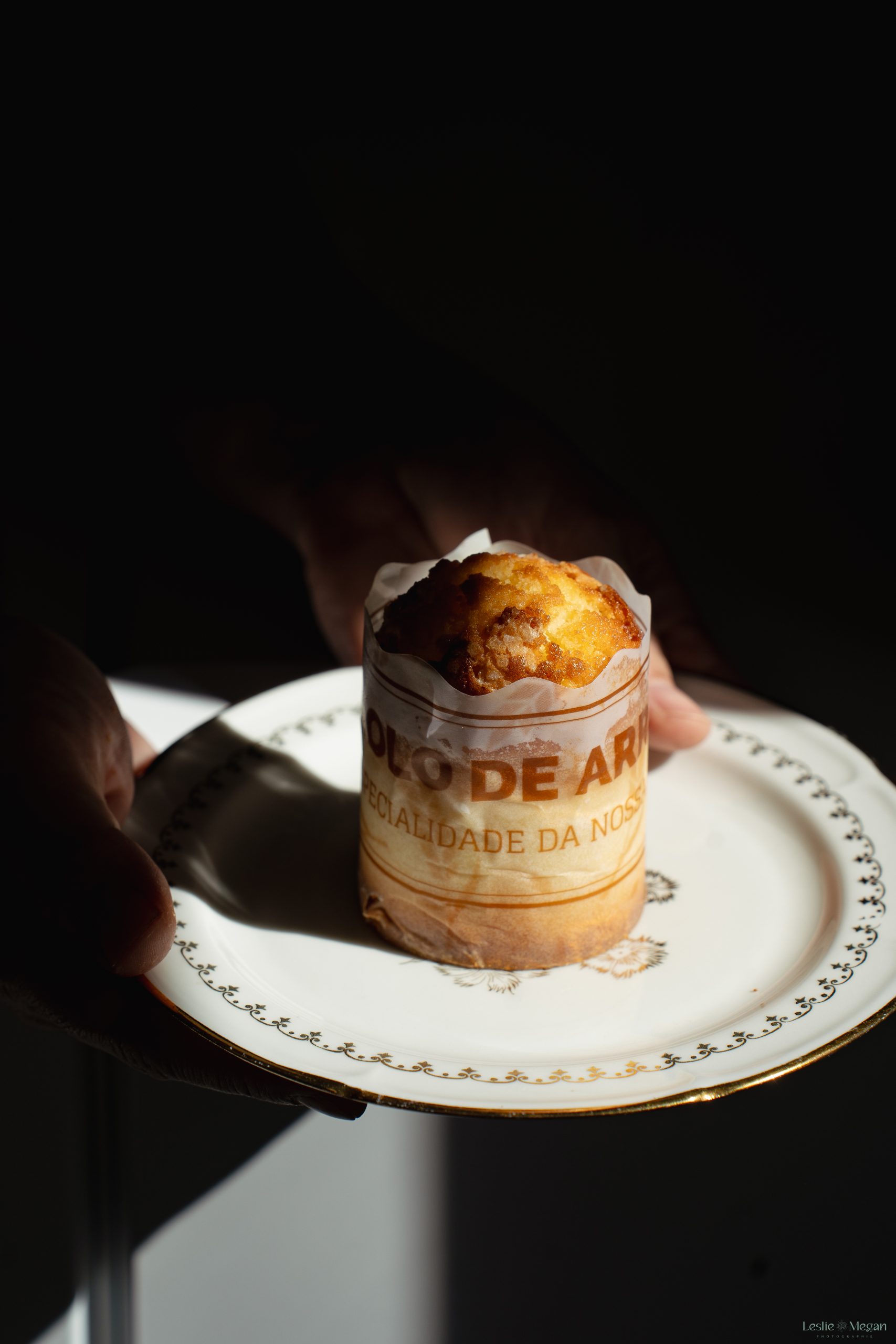 Photo pâtisserie en lumière